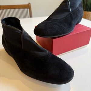 Thierry Rabotin Black Suede Ankle Boots 42 Women’s